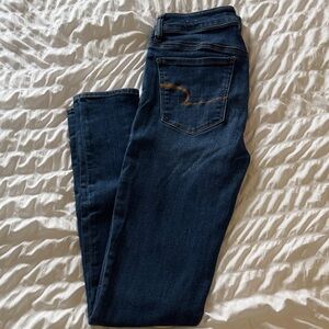 American Eagle Outfitters Dark Blue Skinny Jeans